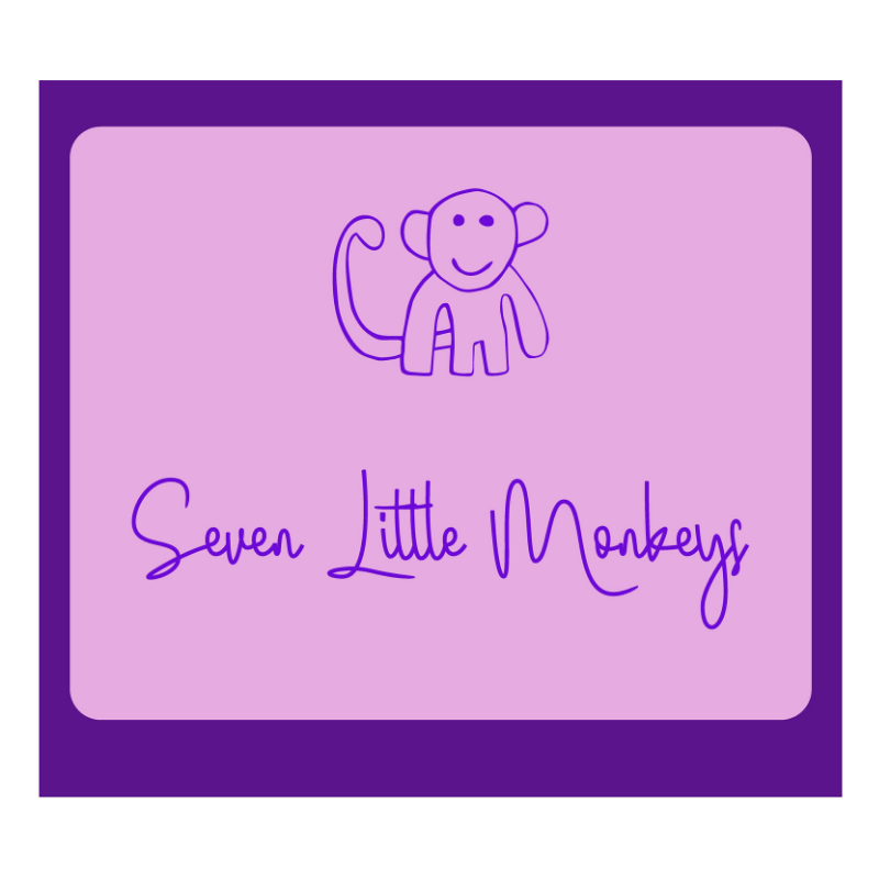 Seven Little Monkeys - squared